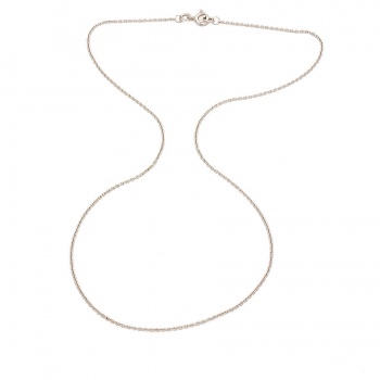 9ct white gold 16 inch belcher Chain
